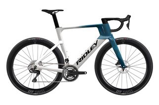 BICICLETA RIDLEY E-NOAH 7E9 ULTEGRA DI2 BLANCO-AZUL