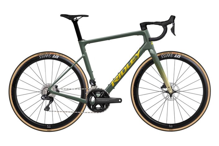 BICICLETA CARRETERA RIDLEY GRIFN RS ULTEGRA DI2 GREEN YELLOW