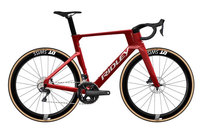 BICICLETA RIDLEY NOAH FAST 7E8 ULTEGRA DI2 CANDY RED METALL.