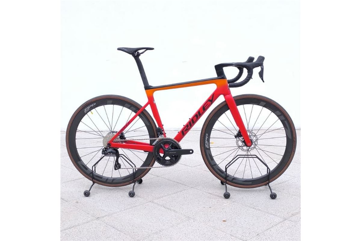 BICICLETA RIDLEY FALCN RS DISC 105 DI2 RED ORANGE-BLACK