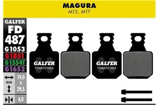 PASTILLA DE FRENO GALFER STD MAGURA MT5/MT7