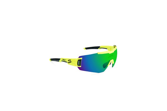 GAFAS SPIUK PROFIT FLUOR LENTE ESPEJO VERDE