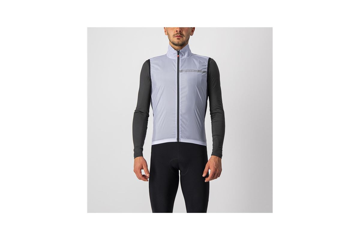 CHALECO CORTAVIENTOS CASTELLI SQUADRA GRIS