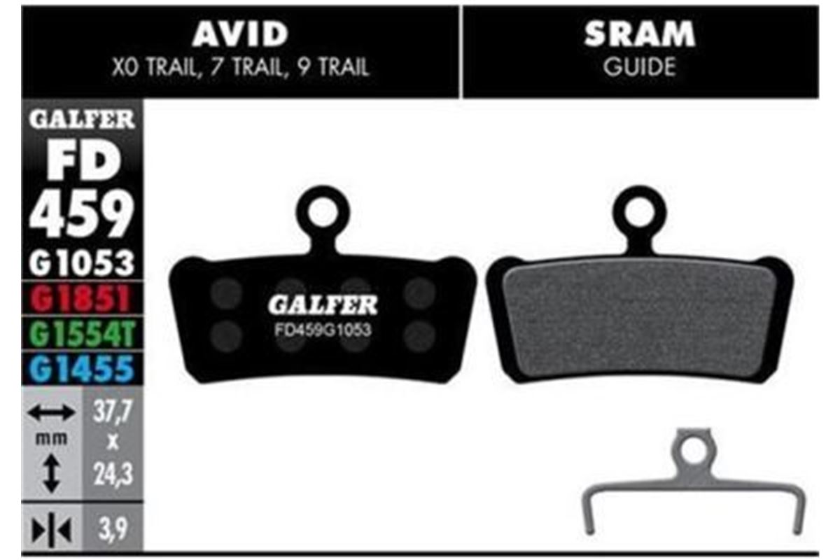 PASTILLA DE FRENO GALFER STD SRAM GUIDE/XO TRAIL