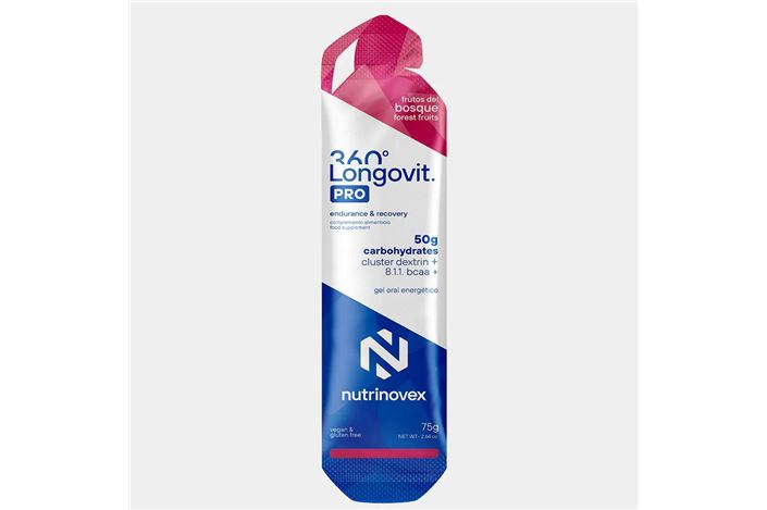 Gel energético Nutrinovex Longovit 360º mango mandarina 75 g | ExpobikeS